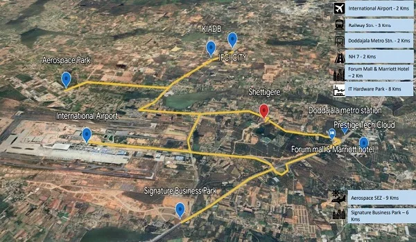 Birla Trimaya Map and Connectivity